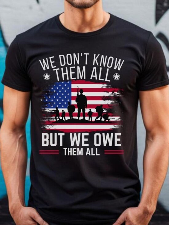 Tops - We Owe Them All Veteran Shirt, Memorial Day Shirt